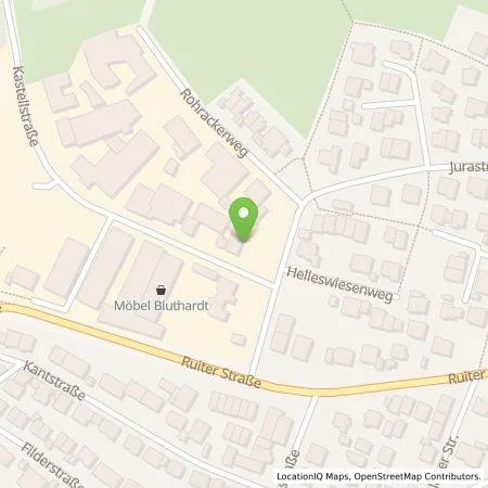 Standortübersicht der Tankstelle Stadtwerke Esslingen in 73734 Esslingen