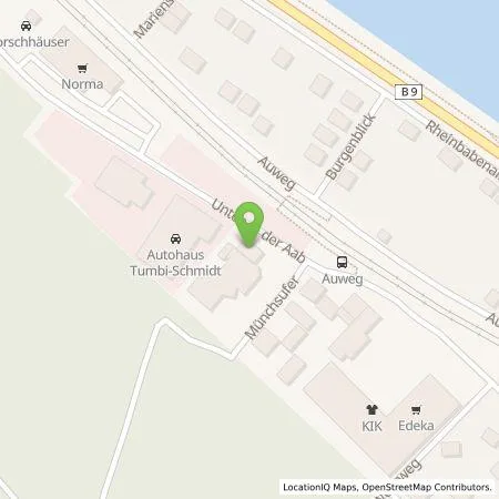 Standortübersicht der Tankstelle Autohaus Gras GmbH & CoKG in 56154 Boppard/Bad Salzig