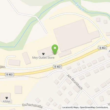 Standortübersicht der Tankstelle Mey GmbH & Co.KG in 72459 Albstadt