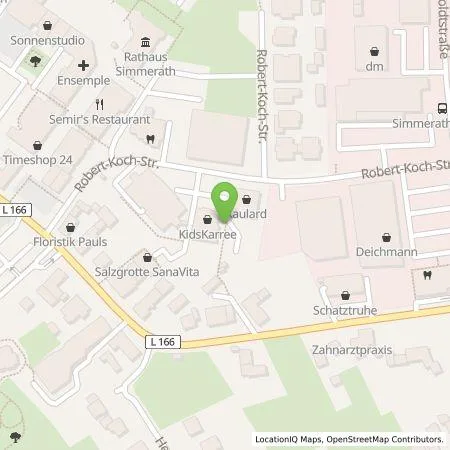 Standortübersicht der Tankstelle Matthias Kaulard GmbH & Co. KG in 52152 Simmerath