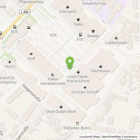 Standortübersicht der Tankstelle Axel Schroff GmbH in 47533 Kleve