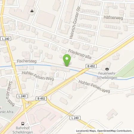 Standortübersicht der Tankstelle Autohaus Schaude GmbH in 89601 Schelklingen