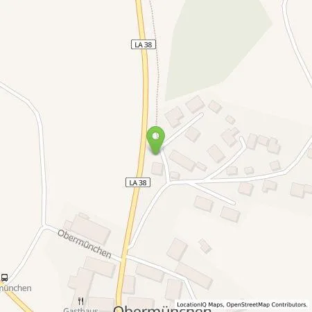 Standortübersicht der Tankstelle Bernhard Steinlehner in 84101 Obersüßbach