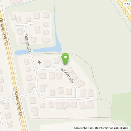 Standortübersicht der Tankstelle Dieter Uphaus in 49134 Wallenhorst