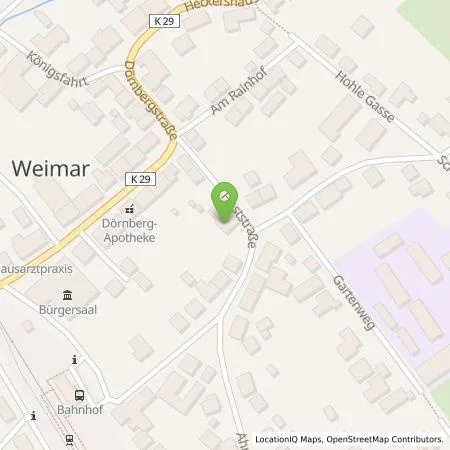 Standortübersicht der Tankstelle Andreas Schulz in 34292 Ahnatal