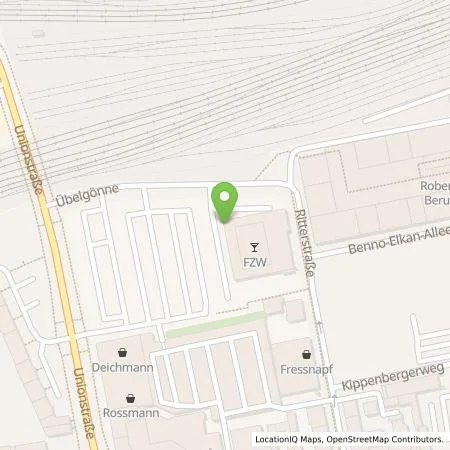 Standortübersicht der Tankstelle FZW GmbH in 44137 Dortmund