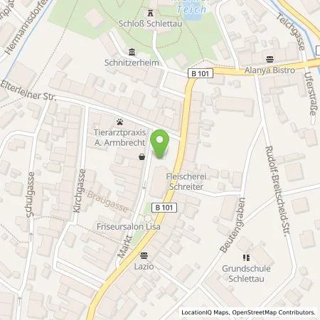 Standortübersicht der Tankstelle Schlettau-Online - Sven Ziller, Einzelunternehmen in 09487 Schlettau