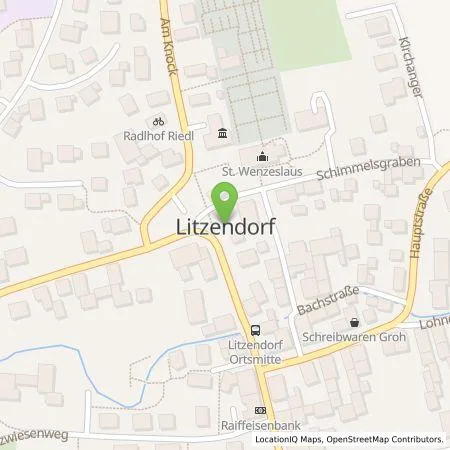 Standortübersicht der Tankstelle Peter Vogel in 96123 Litzendorf