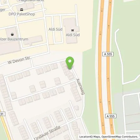 Standortübersicht der Tankstelle Stadtwerke Wesseling GmbH in 50389 Wesseling