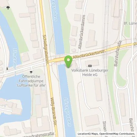 Standortübersicht der Tankstelle STERNPARTNER SE + Co.KG in 21337 Lüneburg