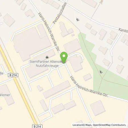 Standortübersicht der Tankstelle STERNPARTNER SE + Co.KG in 29227 Celle, Stadt