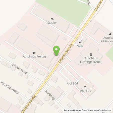 Standortübersicht der Tankstelle Autohaus Ing. L. Freitag GmbH & Co. KG in 94315 Straubing