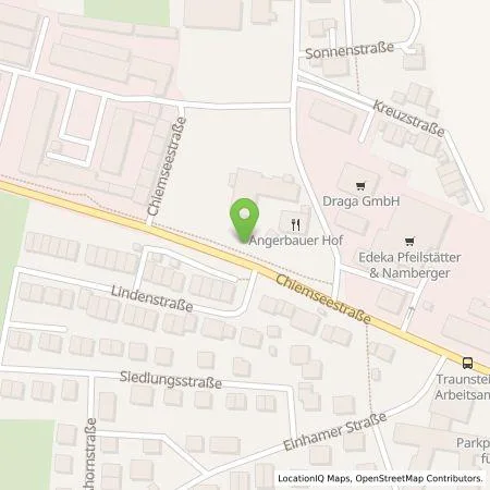 Standortübersicht der Tankstelle Elektrizitätsgenossenschaft Wolkersdorf und Umgebung eG in 83278 Traunstein