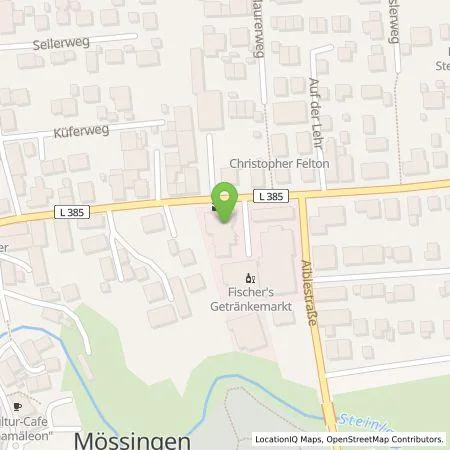 Standortübersicht der Tankstelle Fischers Brauhaus Mössingen GmbH & Co. KG in 72116 Mössingen
