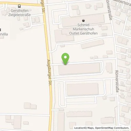 Standortübersicht der Tankstelle AHA GmbH in 86368 Gersthofen