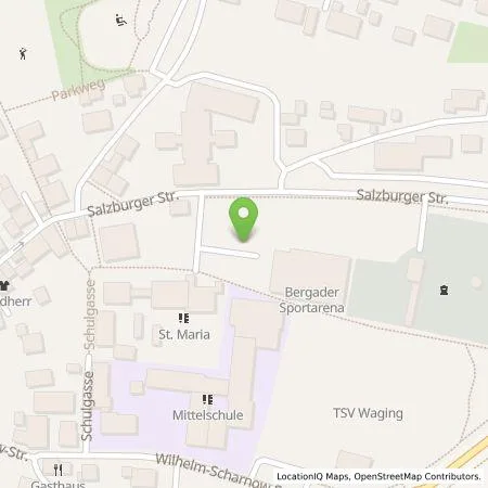 Standortübersicht der Tankstelle Gemeindewerke Waging am See in 83329 Waging am See