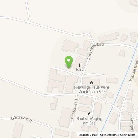 Standortübersicht der Tankstelle Gemeindewerke Waging am See in 83329 Waging