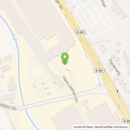 Standortübersicht der Tankstelle Liebherr-Components Biberach GmbH in 88400 Biberach an der Riß