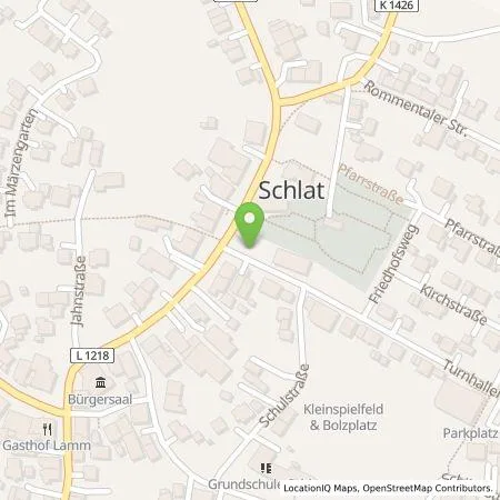 Standortübersicht der Tankstelle Gemeinde Schlat in 73114 Schlat