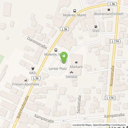 Standortübersicht der Tankstelle Gemeindewerke Malente AöR in 23714 Malente