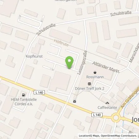 Standortübersicht der Tankstelle Gemeinde Jork in 21635 Jork