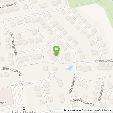 Standortübersicht der Tankstelle Axel Röhming in 99510 Apolda