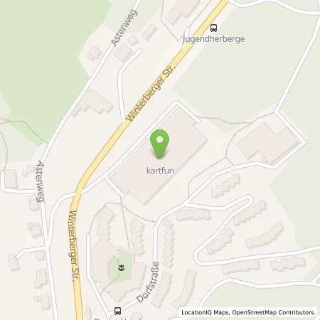 Standortübersicht der Tankstelle Indoorkartbahn in Winterberg Betriebsgesellschaft mbH in 59955 Neuastenberg