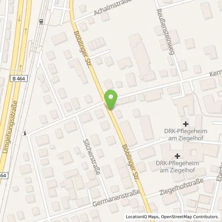 Standortübersicht der Tankstelle Elektro Breitling GmbH in 71088 Holzgerlingen