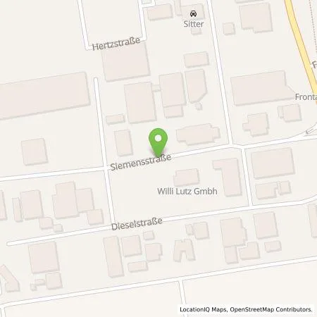 Standortübersicht der Tankstelle Elektro Breitling GmbH in 75392 Deckenpfronn