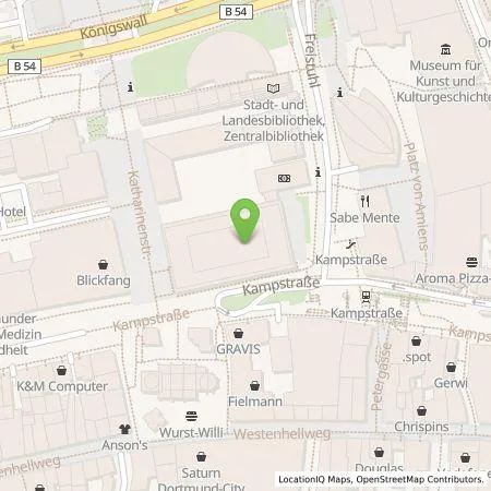 Standortübersicht der Tankstelle Sparkasse Dortmund AdöR in 44137 Dortmund