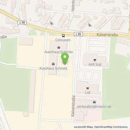 Standortübersicht der Tankstelle Automobile Hans Heribert Schmitz GmbH in 51145 Köln