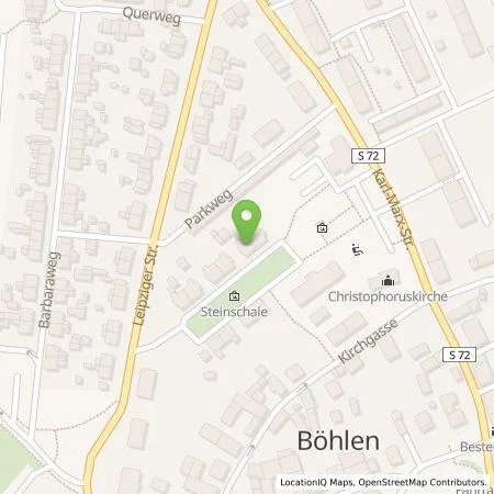 Standortübersicht der Tankstelle Mathias Gerhardt in 04564 Böhlen