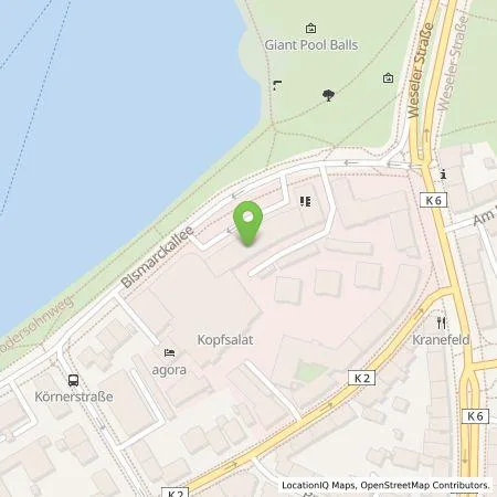 Standortübersicht der Tankstelle Studierendenwerk Münster AöR in 48151 Münster