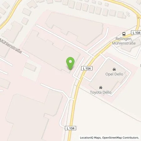 Standortübersicht der Tankstelle Hermann Meyer KG in 25462 Rellingen