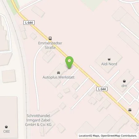 Standortübersicht der Tankstelle AUTOPLUS AG in 38350 Helmstedt