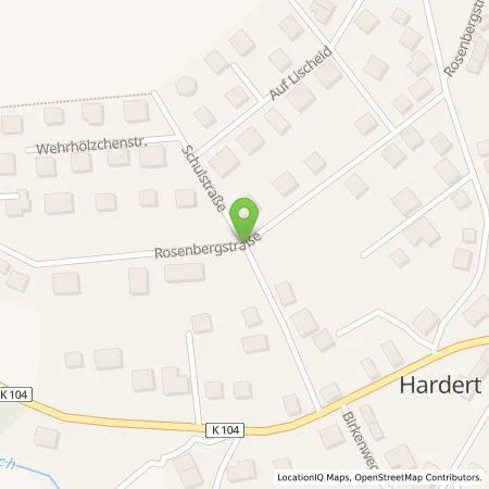 Standortübersicht der Tankstelle Herbert Meffert in 56579 Hardert