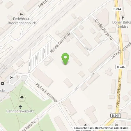 Standortübersicht der Tankstelle Wernigeröder Wohnungsgenossenschaft eG in 38855 Wernigerode