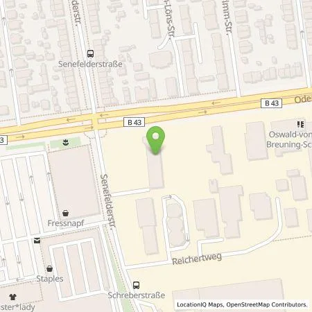 Standortübersicht der Tankstelle Stadtwerke Offenbach Holding GmbH in 63069 Offenbach am Main