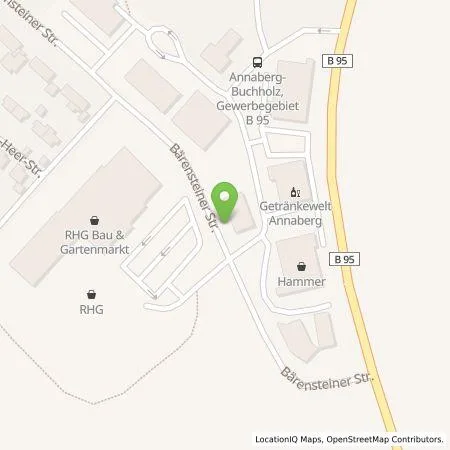 Standortübersicht der Tankstelle Energiegenossenschaft Chemnitz Zwickau eG in 09456 Annaberg-Buchholz