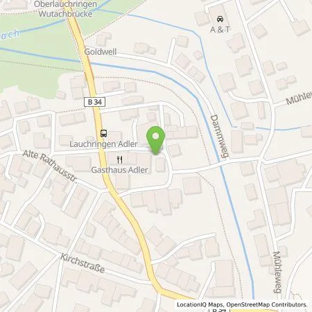 Standortübersicht der Tankstelle Der Adler Lauchringen GmbH in 79787 Lauchringen