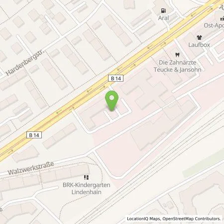 Standortübersicht der Tankstelle ADAC Nordbayern e.V. in 90491 Nürnberg