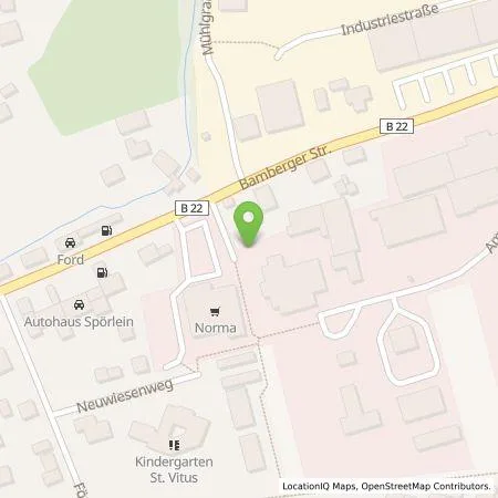 Standortübersicht der Tankstelle Ludwig elektro- und netzwerktechnik GmbH & Co KG in 96138 Burgebrach