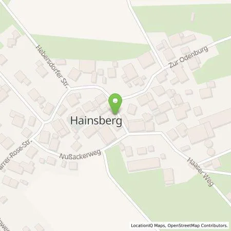 Standortübersicht der Tankstelle Karl Werner in 92345 Hainsberg