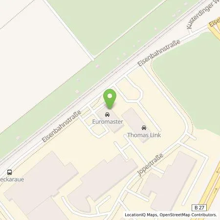 Standortübersicht der Tankstelle Euromaster GmbH in 72072 Tübingen