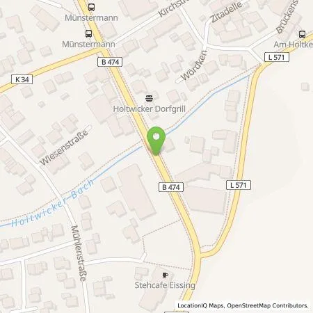 Standortübersicht der Tankstelle Autohaus Hallekamp GmbH & Co. KG in 48720 Rosendahl