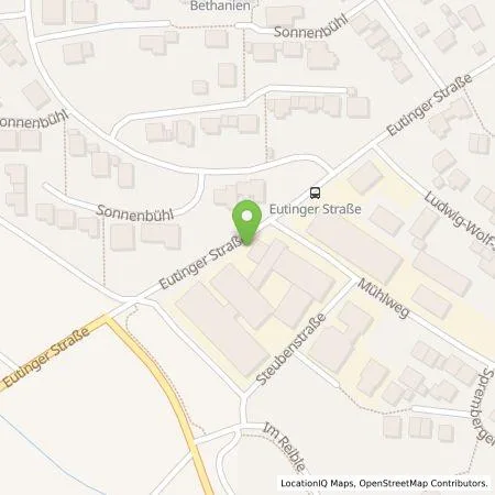 Standortübersicht der Tankstelle HÄHL GmbH in 75249 Kieselbronn