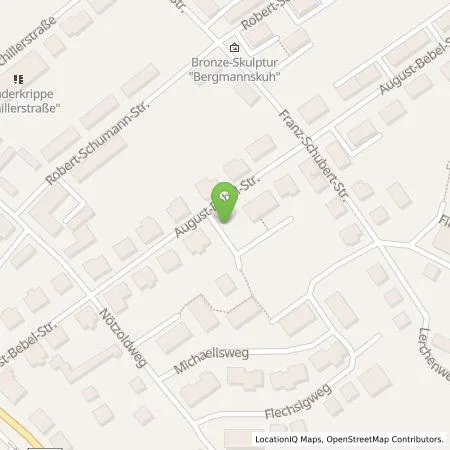 Standortübersicht der Tankstelle Wohnungsbaugesellschaft mbH Oelsnitz/Erzgeb in 09376 Oelsnitz/Erzgebirge