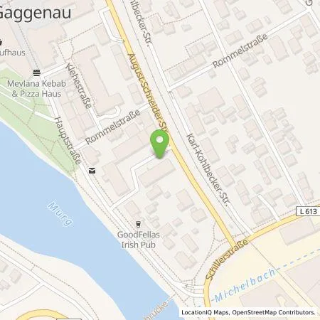 Standortübersicht der Tankstelle Holl AG in 76571 Gaggenau