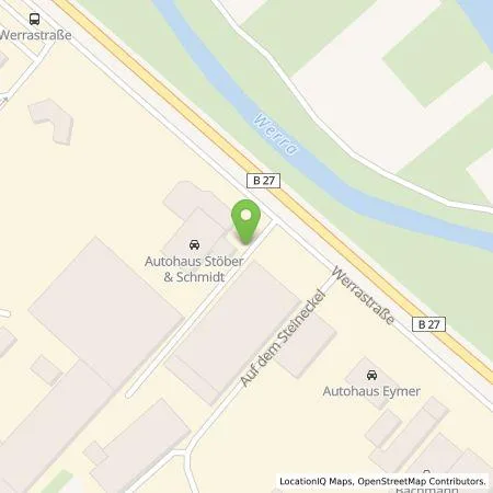 Standortübersicht der Tankstelle Glinicke Energie+Service GmbH in 37213 Witzenhausen