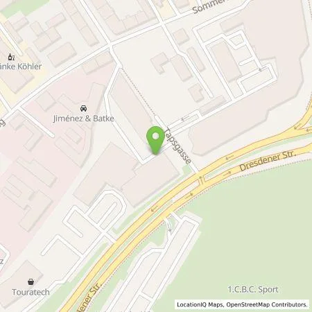 Standortübersicht der Tankstelle Glinicke Energie+Service GmbH in 34125 Kassel